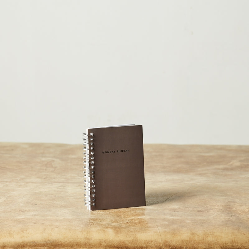 Monday Sunday A6 notebook Notebooks Grey