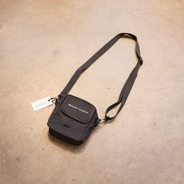 Monday Sunday Multi-function small waistbag Bags Black